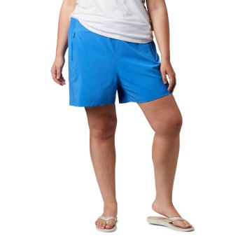 Columbia PFG Tidal II Plus Size, Pantalones Cortos Azules Para Mujer | 340817-GAZ